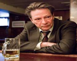 Chris Cooper consuming alcohol
